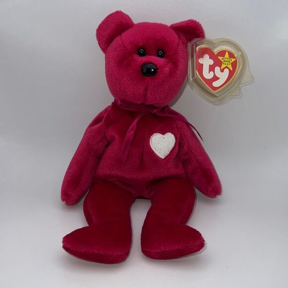 Ty Beanie Babies Other - 1999 Ty Beanie Babies Valentina Red Valentine’s Day Bear Stuffed Animal Toy NWT